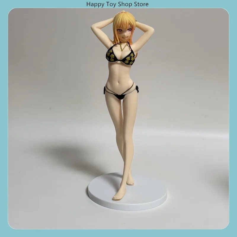 

Коллекционная фигурка аниме-персонажа Марин Китагава в бикини, стоящая в позе, из серии My Dress-Up Darling, украшение для рабочего стола, подарок для фанатов аниме.