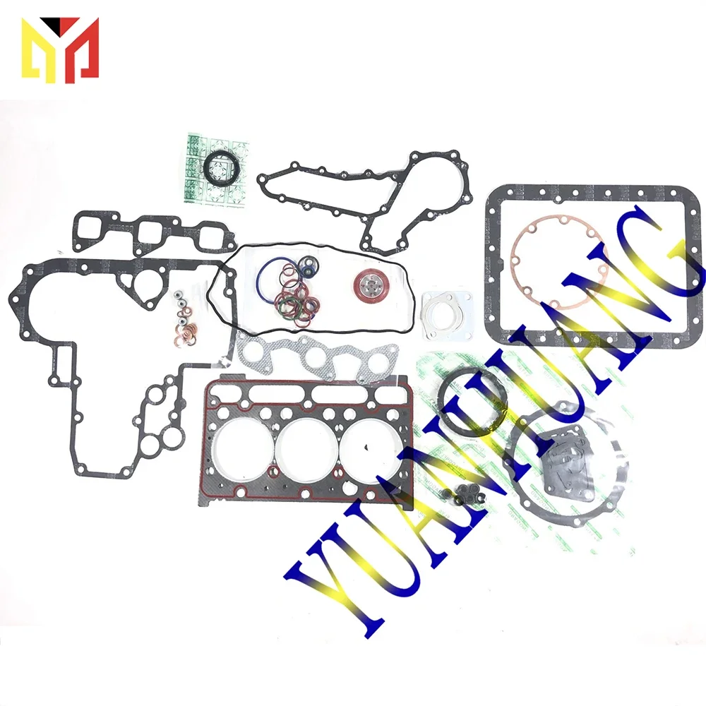 D1803 Engine Gasket Overhaul Head Gasket Kit Upper Lower Engine for Kubota Bobcat 325C/D