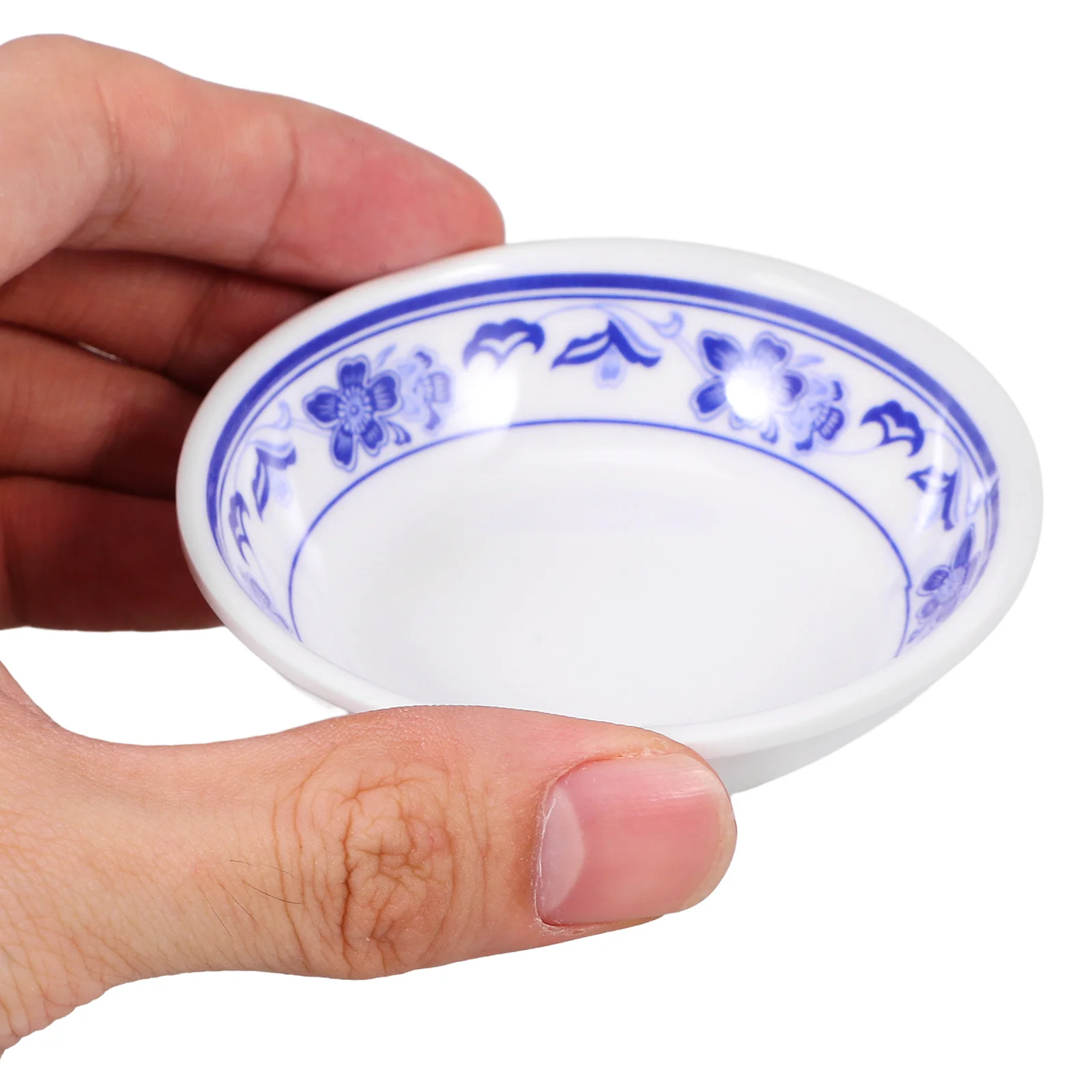 

6pcs Condiment Dish Reusable Sauce Container Elegant Dipping Bowl Melamine Tableware Stain Resistant For Home Restaurant Outdoor