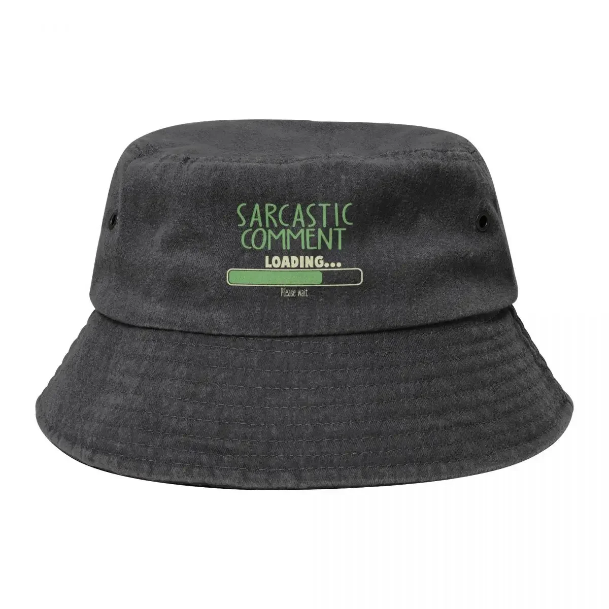 Sarcastic Comment Loading Funny Sarcastic Quote Bucket Hat Snap Back Hat Brand Man cap Thermal Visor Man Women's