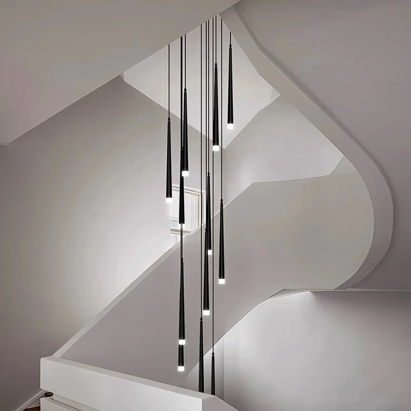 ديكور المنزل الحديث Led أضواء قلادة ضوء مصابيح الثريات لغرفة المعيشة معلقة ضوء إضاءة داخلية #2