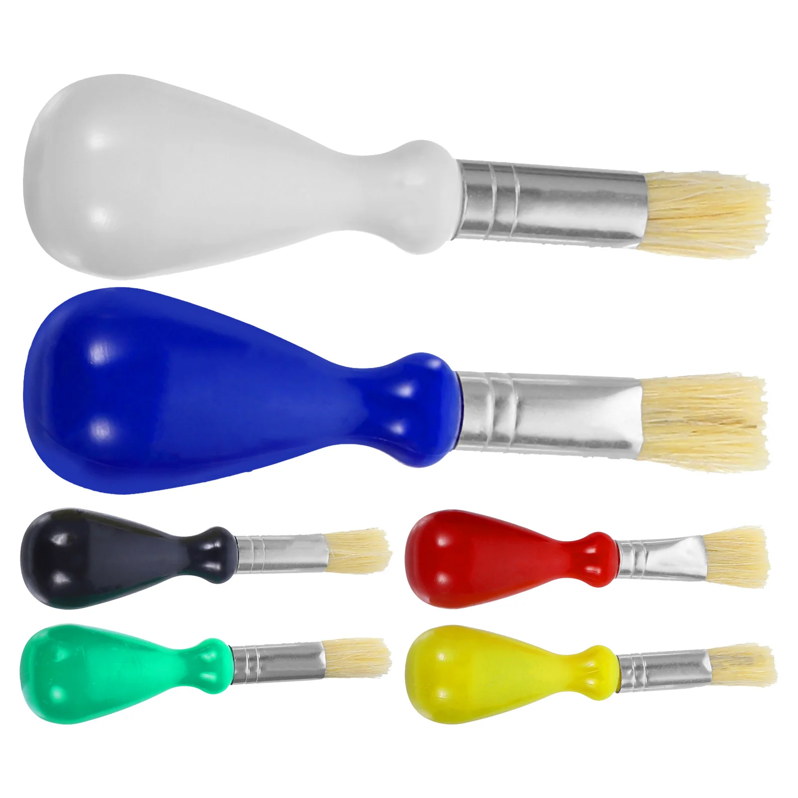 

6 Pcs Painting Brush Professional Watercolor Miniature Multi-function Artist Tools Plastic Reusable