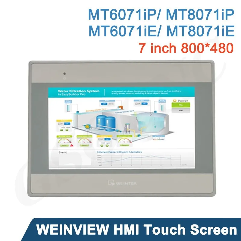 WEINVIEW MT6071iP MT8071iP MT8071iE ekran dotykowy HMI 7 cal USB Ethernet nowy interfejs człowiek-maszyna zastąpić MT6070iH5 MT6070iH