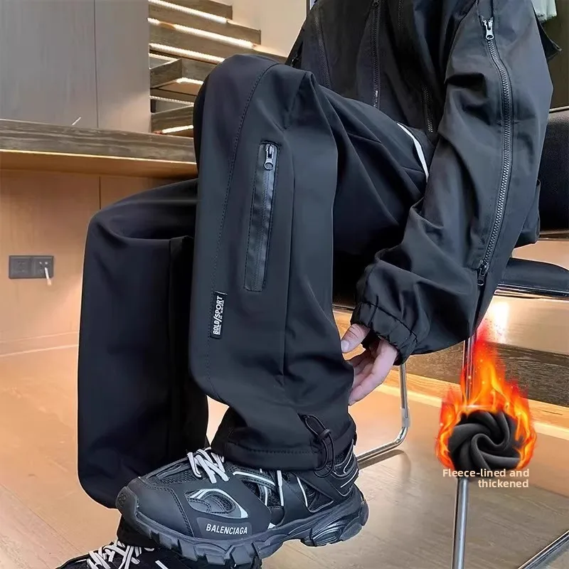 

Insulated Fce Lined Cargo Pants Men Women Autumn Winter New Sle Windproof Waterproof American Straight Function Mountain...