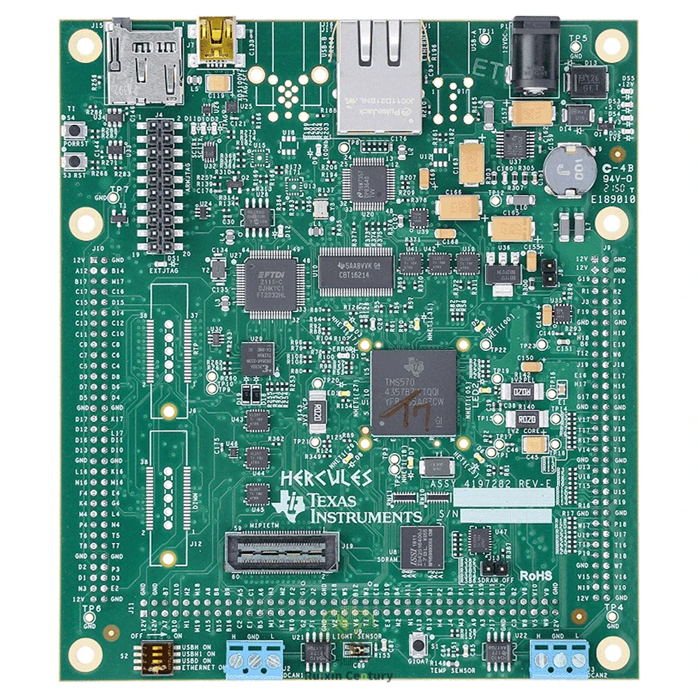 FOR TI TMDX570LC43HDK TMS570LC4357 Hercules MCU Development Board with USB XDS100v2 JTAG Emulator 4MB Flash 8MB SDRAM Genuine