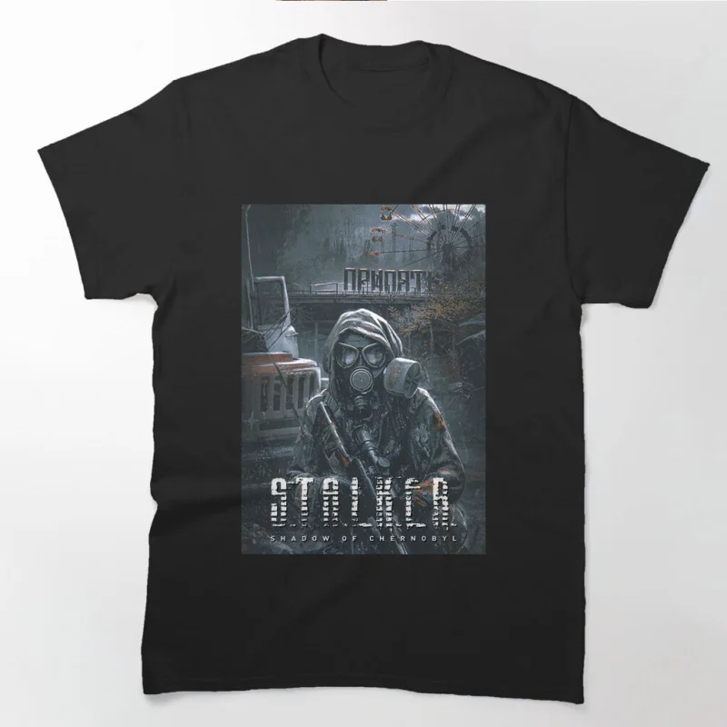 

S.T.A.L.K.E.R. 2 Shadow of chernobyl 0813 Danger exclusion zone gift t shirt Videogame Stalker Graphic Clothes All size Tops