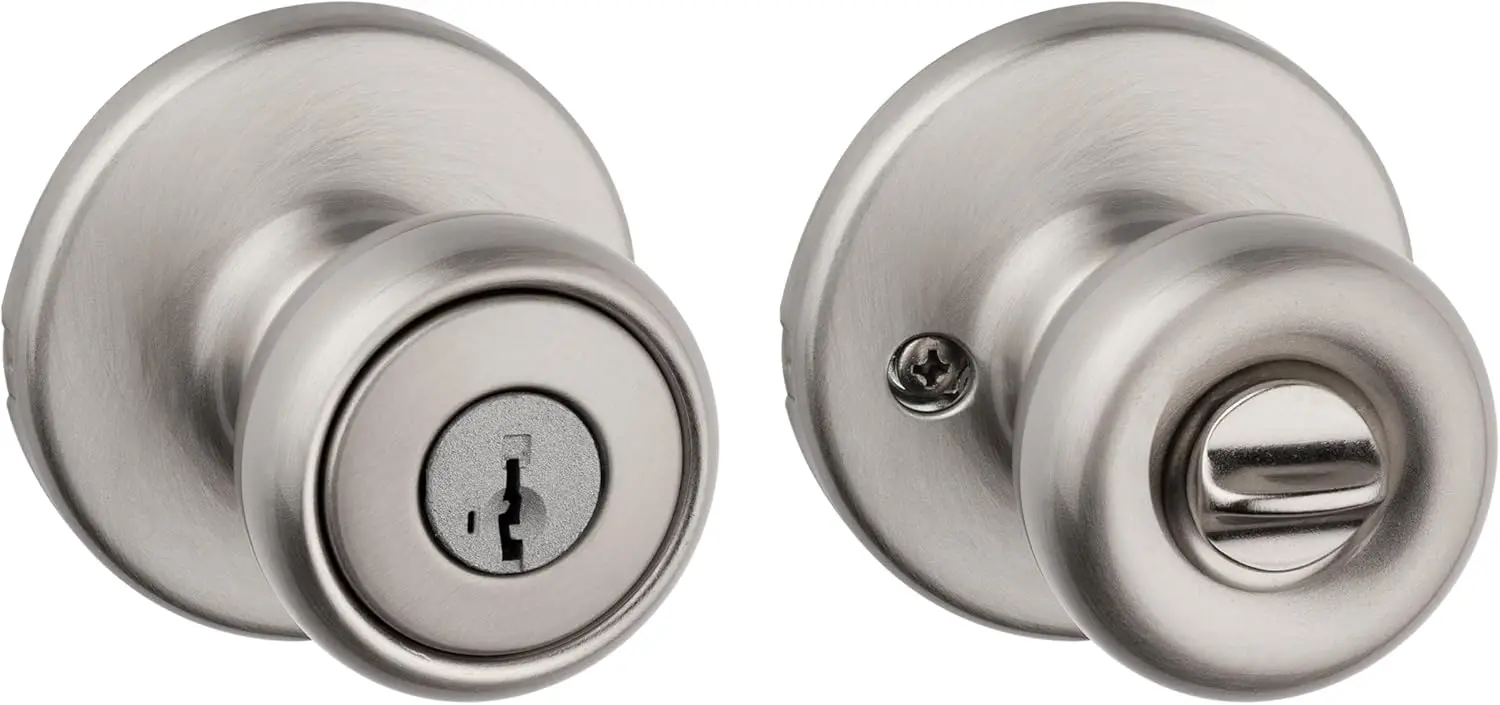 

Надежная дверная ручка с замком и ключом, защита от взлома SmartKey, отделка из матового никеля для наружных дверей и спален
