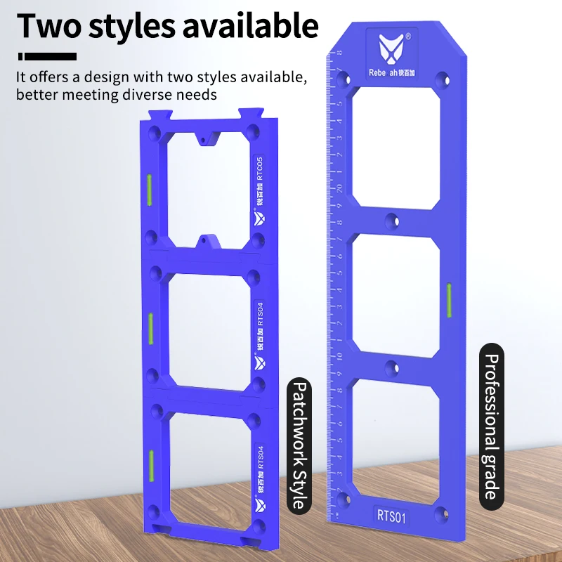 AOCKE Switch Socket Opening Template 86 Type Socket Box Hole Template Wood Board Slotting Template For Cabinet Woodworking