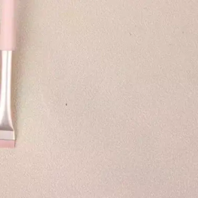 Professional มุมแบนแปรงอายแชโดว์ไม้ Make Up เครื่องสําอางค์เครื่องมือสีชมพูแปรงแต่งหน้า Flat Eyebrow Eyeliner แปรง