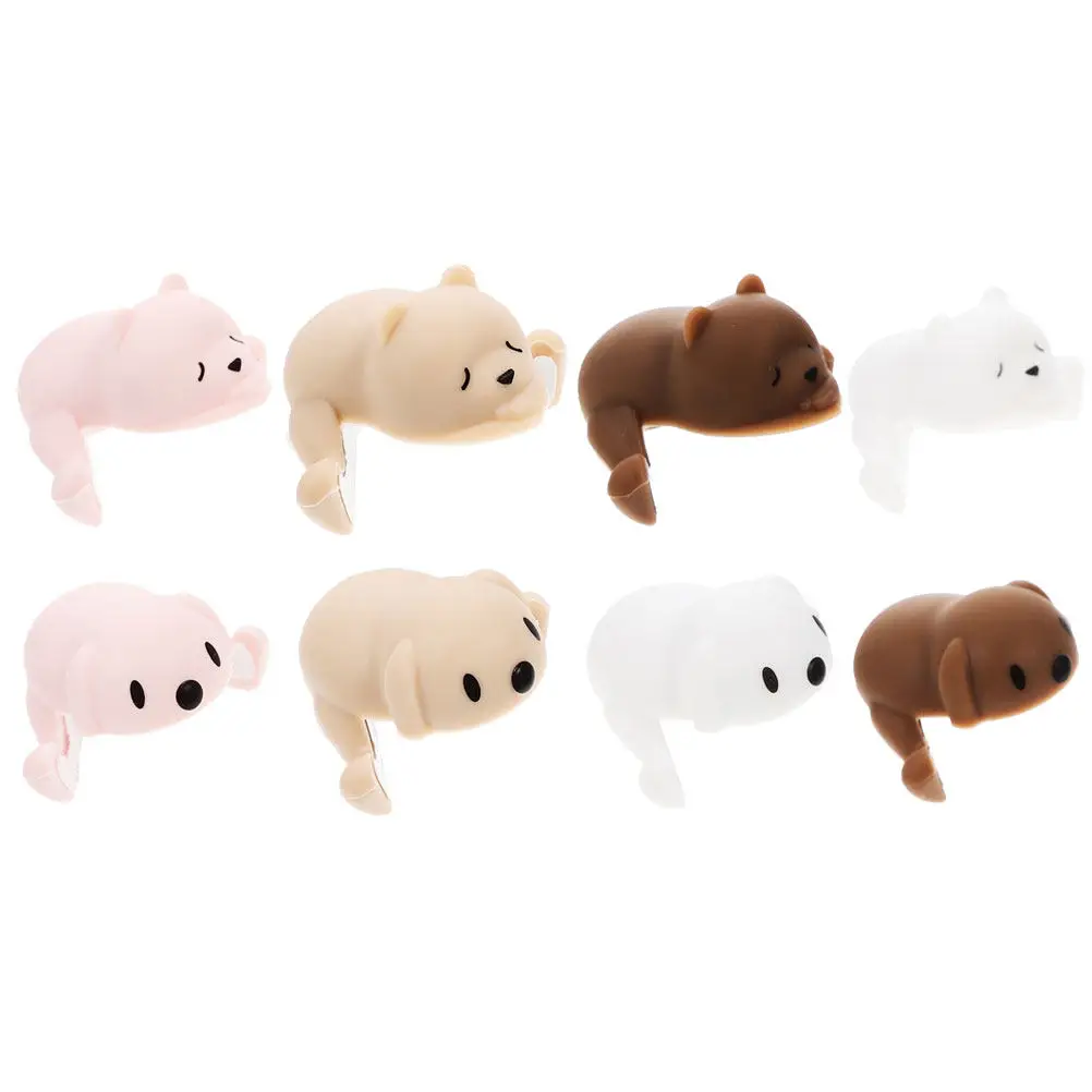 

Набор из 8 силиконовых защитных уголков для мебели с мультяшными животными (дизайн с маленькими собачками) – защитные накладки для детских столов и мебели