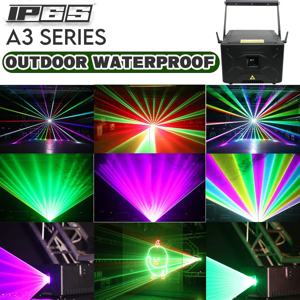 Animation line 8W laser light voice control home ktv atmosphere outdoor waterproof laser light bar stage light