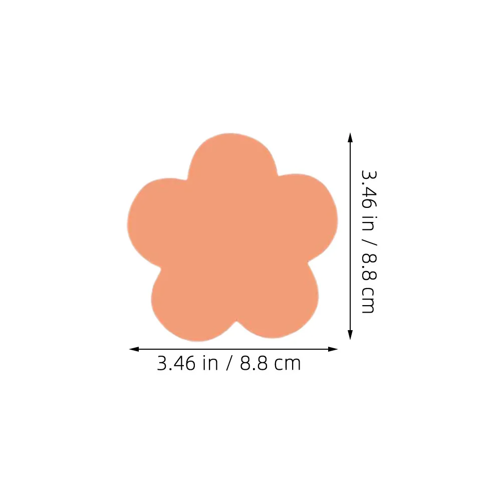108Pcs Flower Shape Paper Cutouts Colorful Vibrant Classroom Bulletin Board Decor Spring DIY Crafts Kindergarten Wall