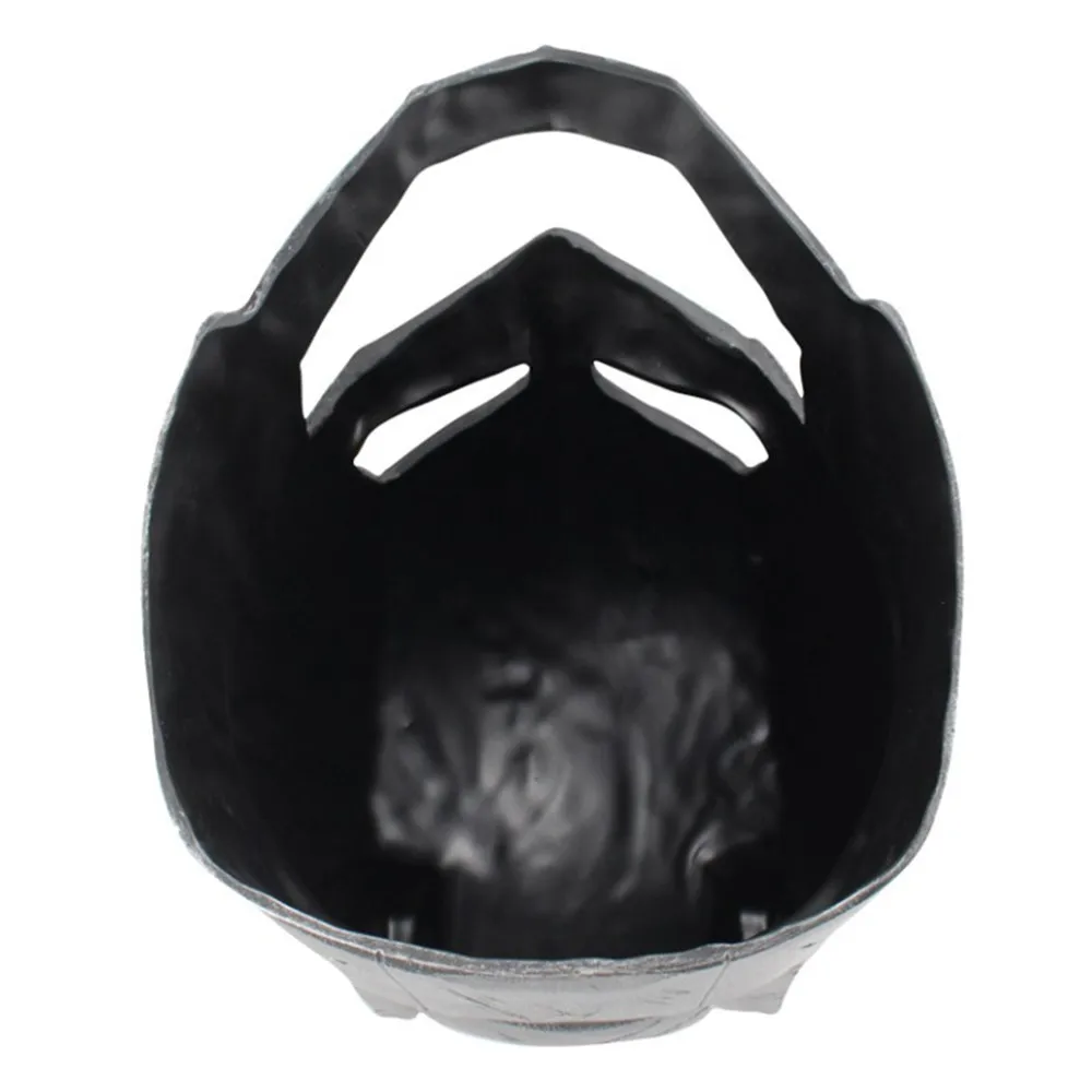 Resin Black Knight Helmet Mask Halloween Masquerade Party Cosplay Costume Masque Film Mask Props