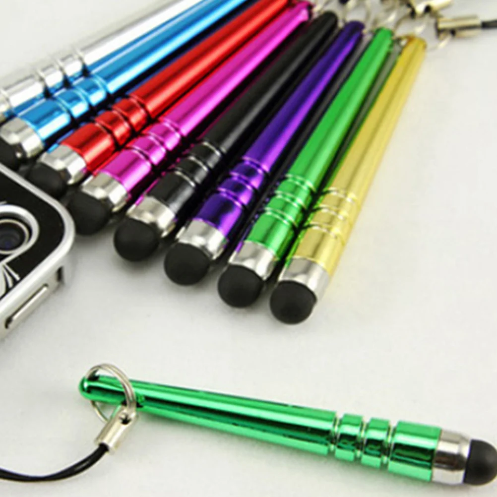 

40 pcs Capacitive Stylus Pens 10 Bright Colors Compact Design Universal For Mobile Phone Tablet Gaming Console Touch Screen