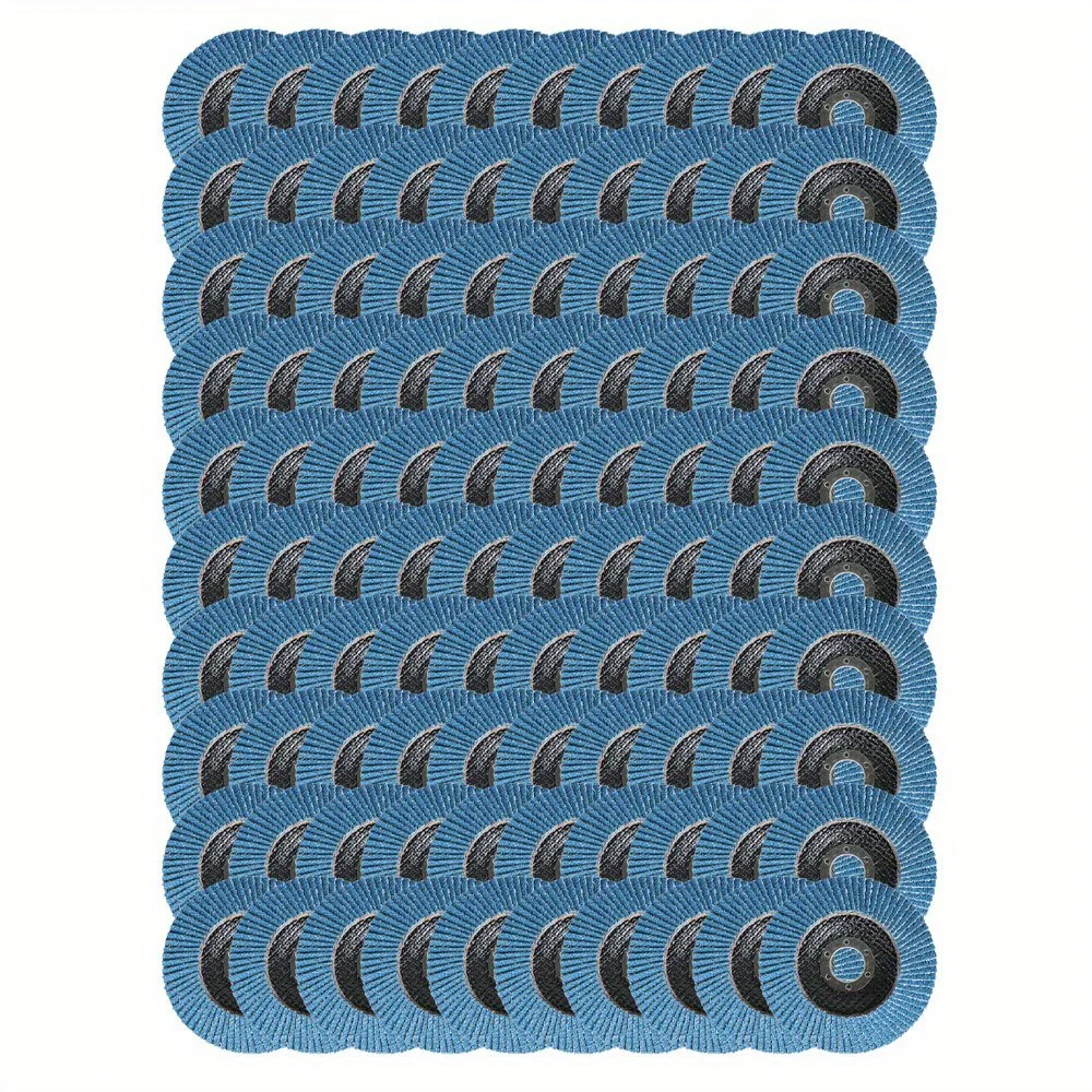 

Premium Zirconia Flap Disc Sanding Grnding 4-1/2" X 7/8" 40 Grit T29 100 Pack