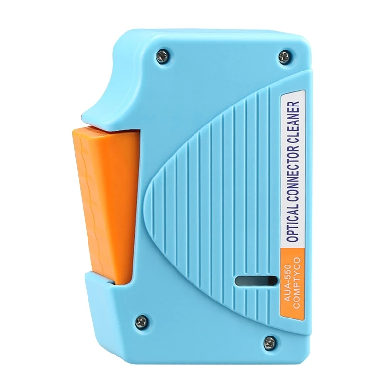 Флюоресцентная коробка для очистки торцевой поверхности, средство для очистки косички, оптический разъем, подходит для вставок SC LC ST FC