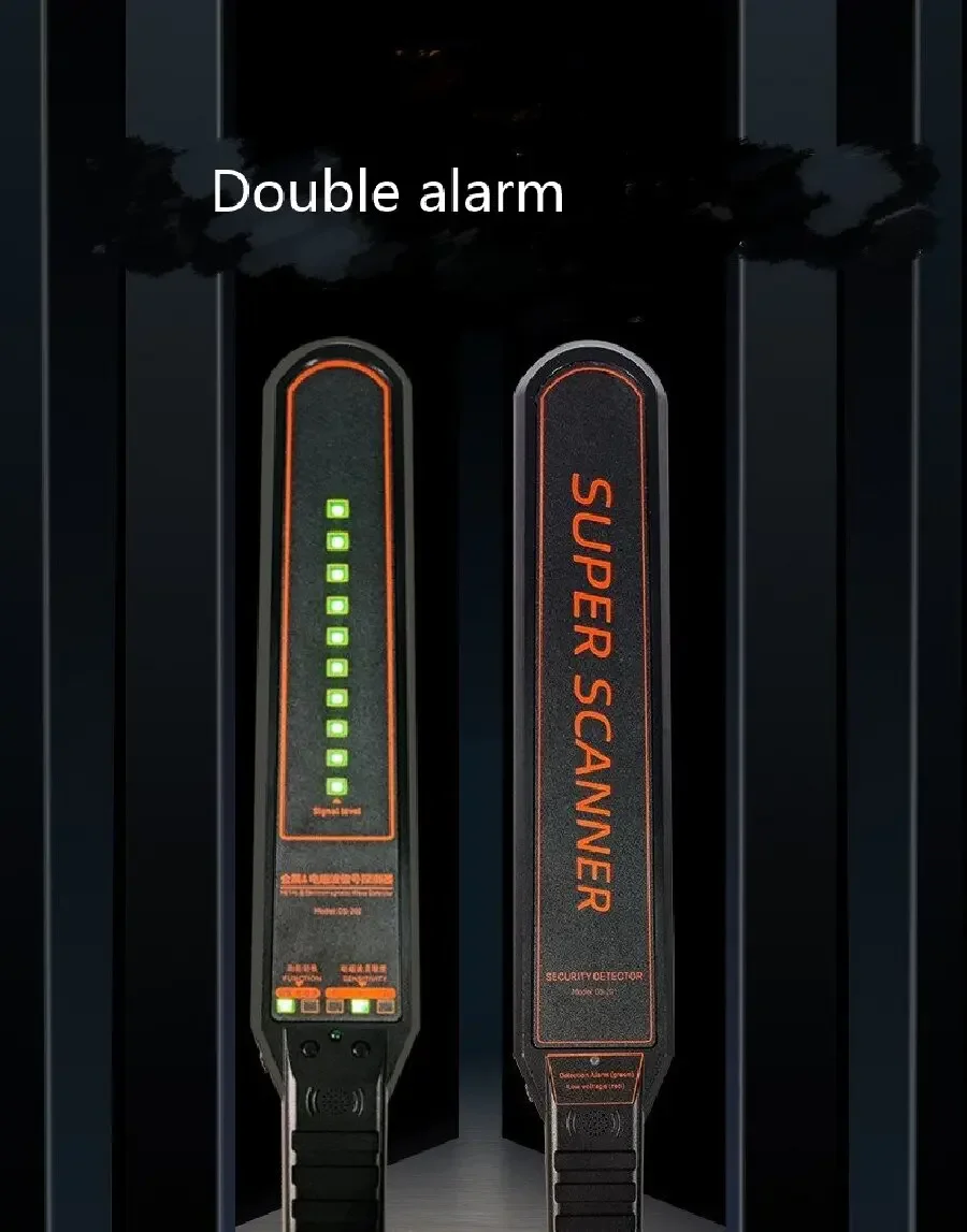 Metal/Electromagnetic Wave Signal Detector School/Airport Security Detection Location Finder Vibration/Sound/Light Alarm