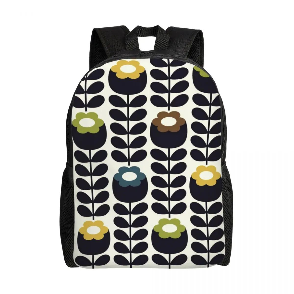 

Orla Kiely Backpacks for Women Men College School Students Bookbag Fits 15 Inch Laptop Floral Scandinavian Bags