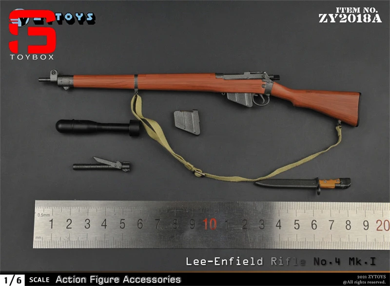 ZYTOYS ZY2015-ZY2019 1/6 Sniper Rifle 98K Type 99 M1 Garand NO4MKI