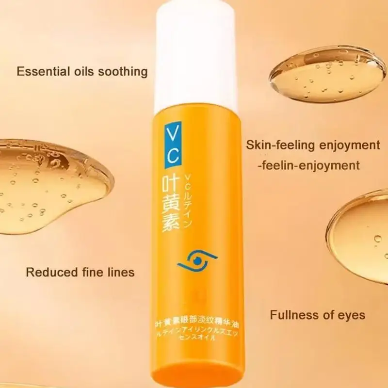 Lutein Eye Oil Women Eye Roller Stick Lutein Eye Oil Moisturizing Women Puffiness Roller Ball for Eye Bags Dark Circles