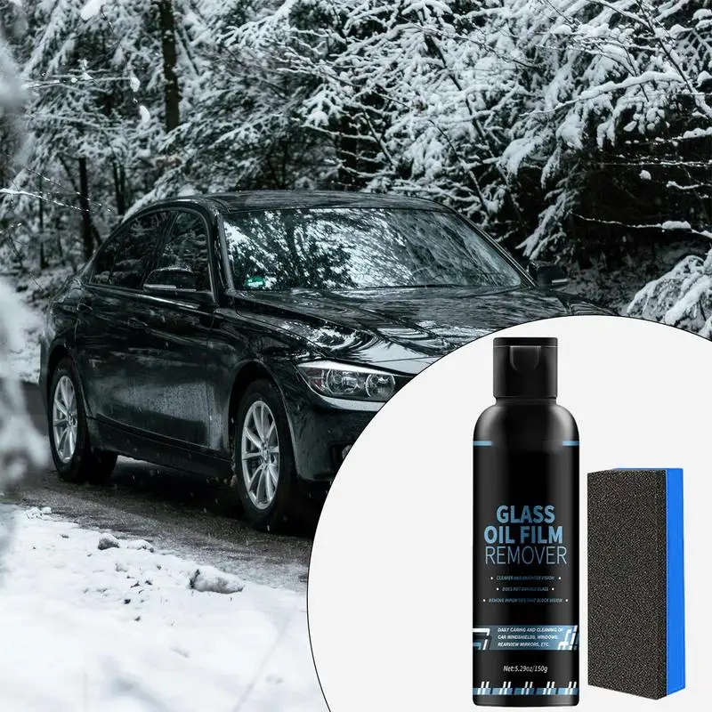 Limpiador de vidrio para coche, pulverizador versátil, limpiador de vidrio para parabrisas, herramienta de limpieza de parabrisas de 150g, limpiador de película de aceite de vidrio, Spray para coche