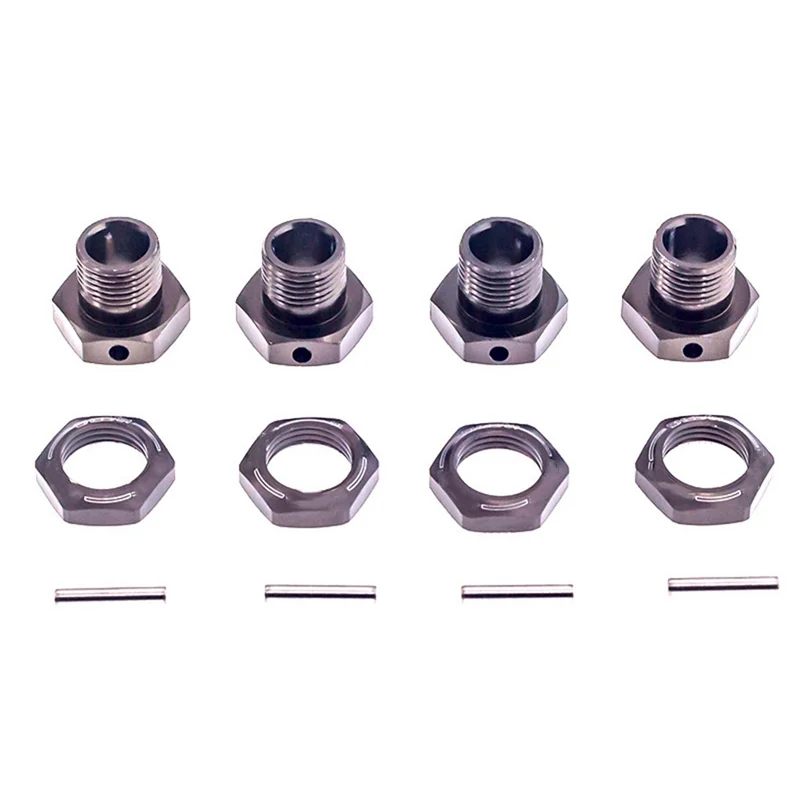 For Kyosho MP9 MP10 Steel 17Mm Drive Shaft Couplers Tires Adapter Wheel Nut Hex Hubs IFW472GM Set Screws RC Car Upgrade