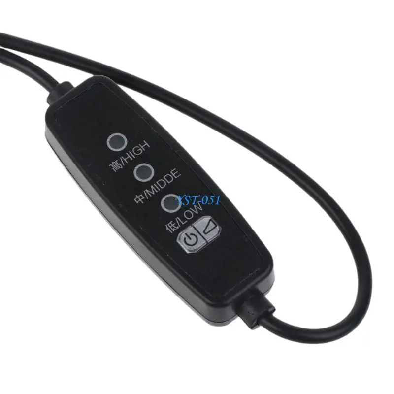 E15A 5V enchufe USB 3 ventilador regulación velocidad parrilla estufa leña portátil móvil aire libre