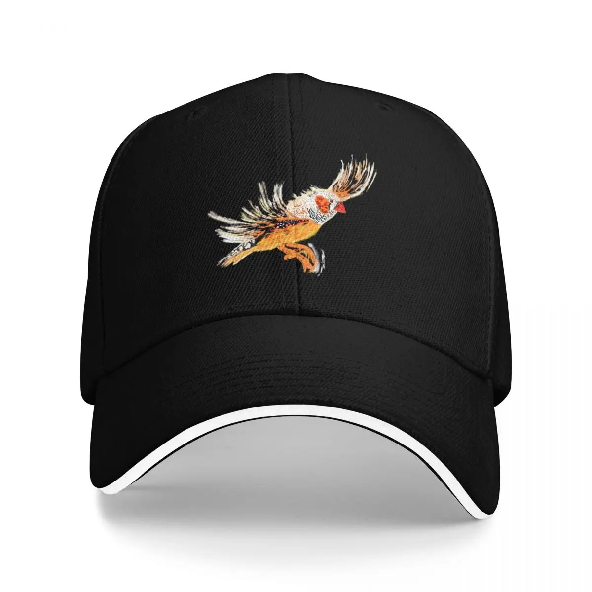 

Flying Zebra Finches - no. 5 (dark) Baseball Cap Luxury man cap Christmas Hat custom caps Girl Men's