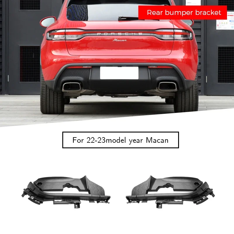 95B807275A 95B807276A 1 Set Plastic Rear Bumper Rear Lip Bracket for Porsche Macan 95B.3 2022-