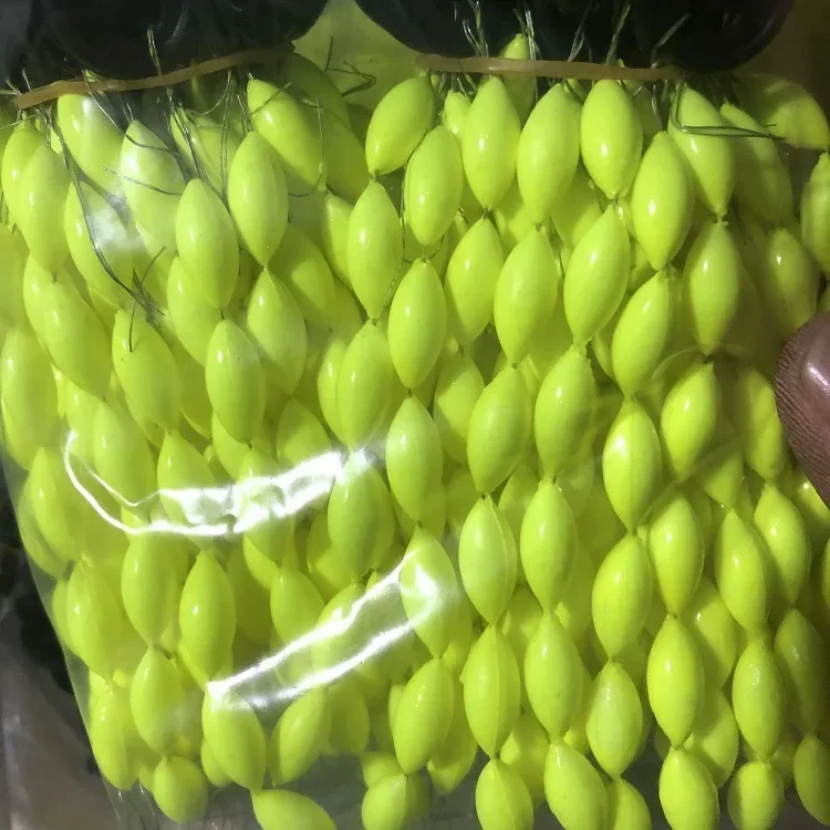 30Pcs/5packs Fishing Float 6 In 1 String Type Seven Star  Foam Space Bean  Line Stopper Buoys Tackle Accessories