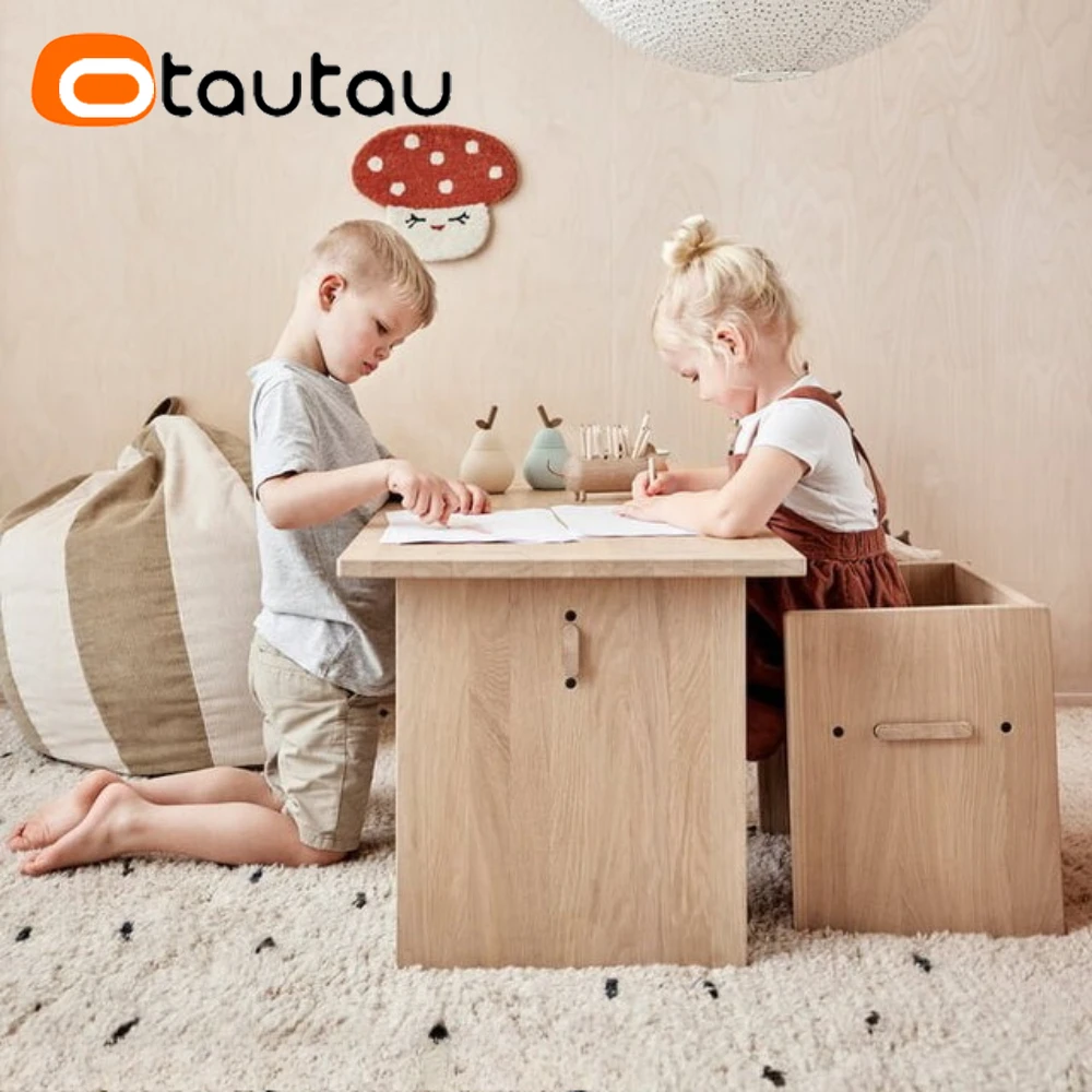 OTAUTAU Children Small Corduroy Bean Bag Cover Color Blocking Design Pouf DD218【No Filler!You Need To Fill It By Yourself !】 view 5