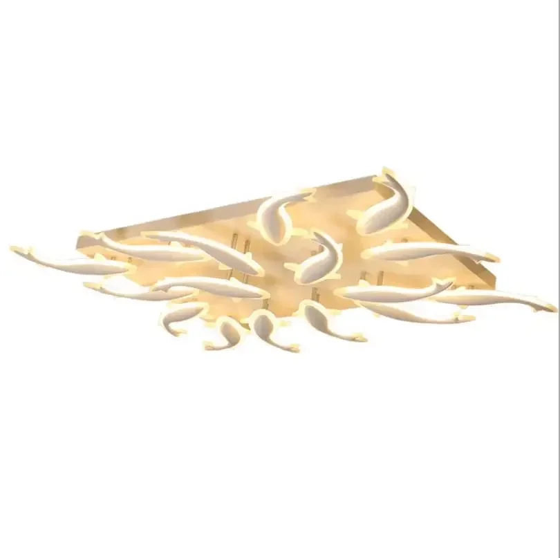 TY Simple modern led ceiling lamp fish leap creative personality special-shaped northern Europe bedroom living room ceiling lamp