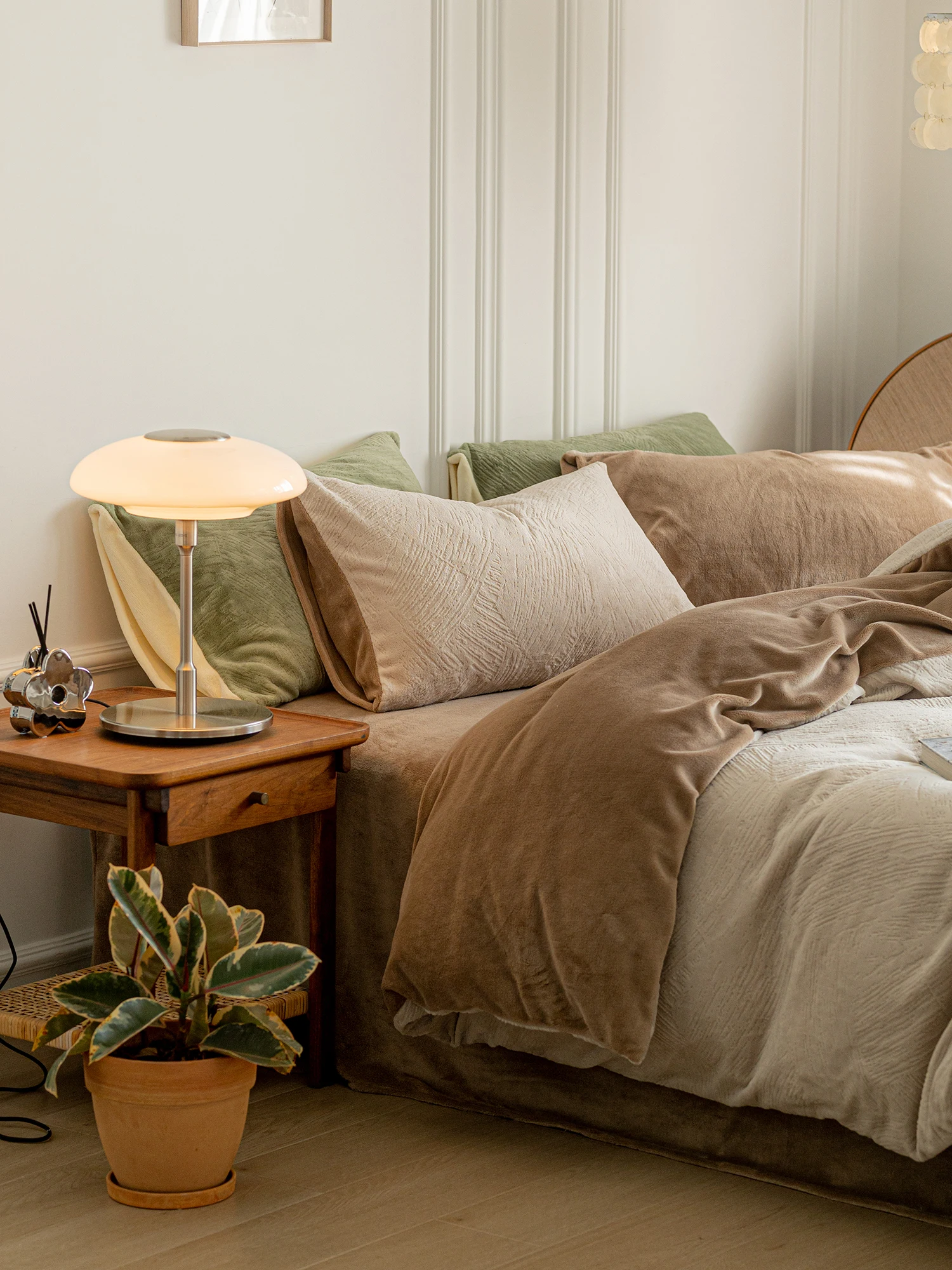 Thiened Warm Coral Fce Bedding Set Double-Sided Velvet Bed eet Bed Cover Winter Collection Luxury Sensation Milk Velvet