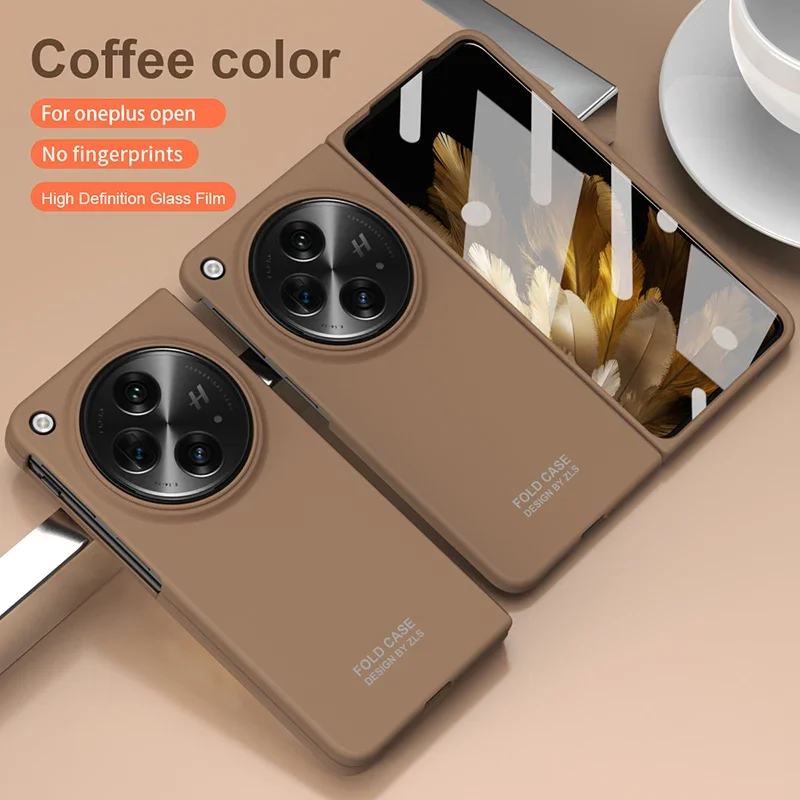 Oneplus Open Casing Case For Oneplus Open Extraordinary Skin Feel Shell Membrane 360° Caramel Hard Mobile Phone Case Cover