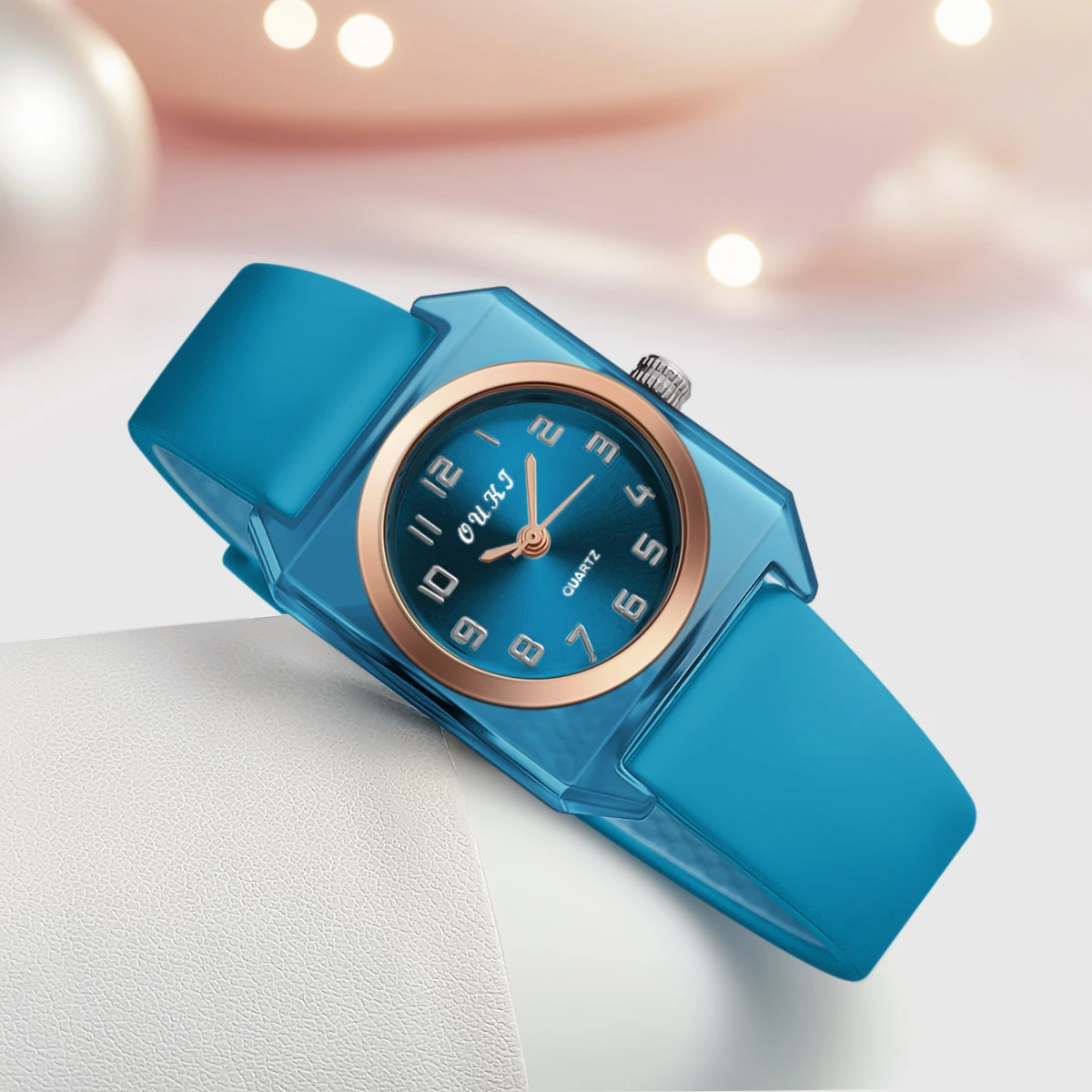 Women fashion popular sport casual silicone quartz wrist watches for ladies girls student