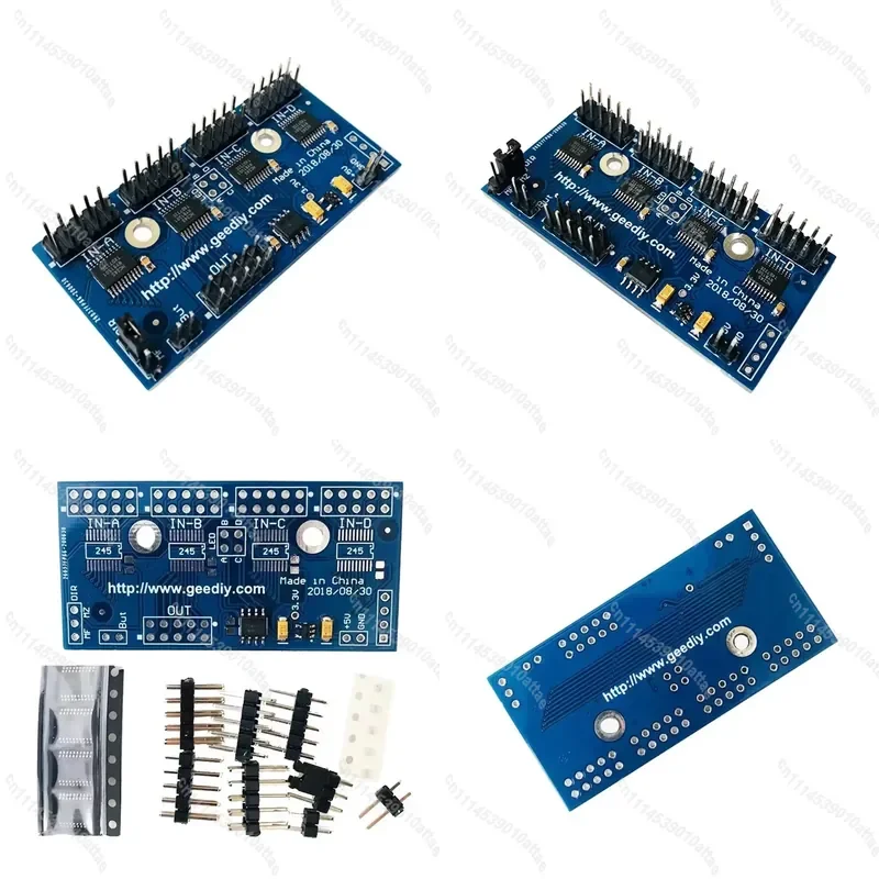 4 Way I2S Audio Switch Module Digital DIR Interface Selector 4 In 1 Out or 1 In 4 Out SPDIF Coaxial Optical Signal Router