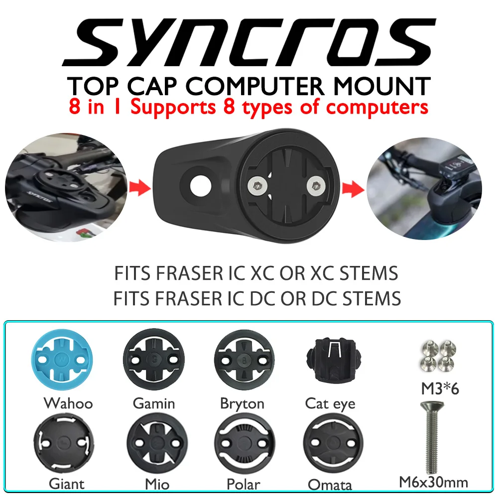 

СИНСЕРОС 0 ° Верхняя крышка Компьютерный кронштейн, ЧПУ, подходит для моделей Garminò и Wahooò предлагает плагинов Wahoo серьез, детали для езды на велосипеде