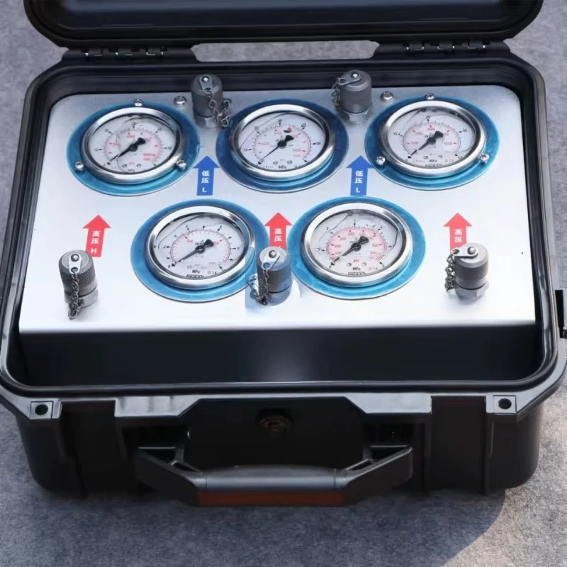 Pressure Testing Kit 5 test Hose 5 Pressure Gauge 11 test Joint 13 Tee Joint