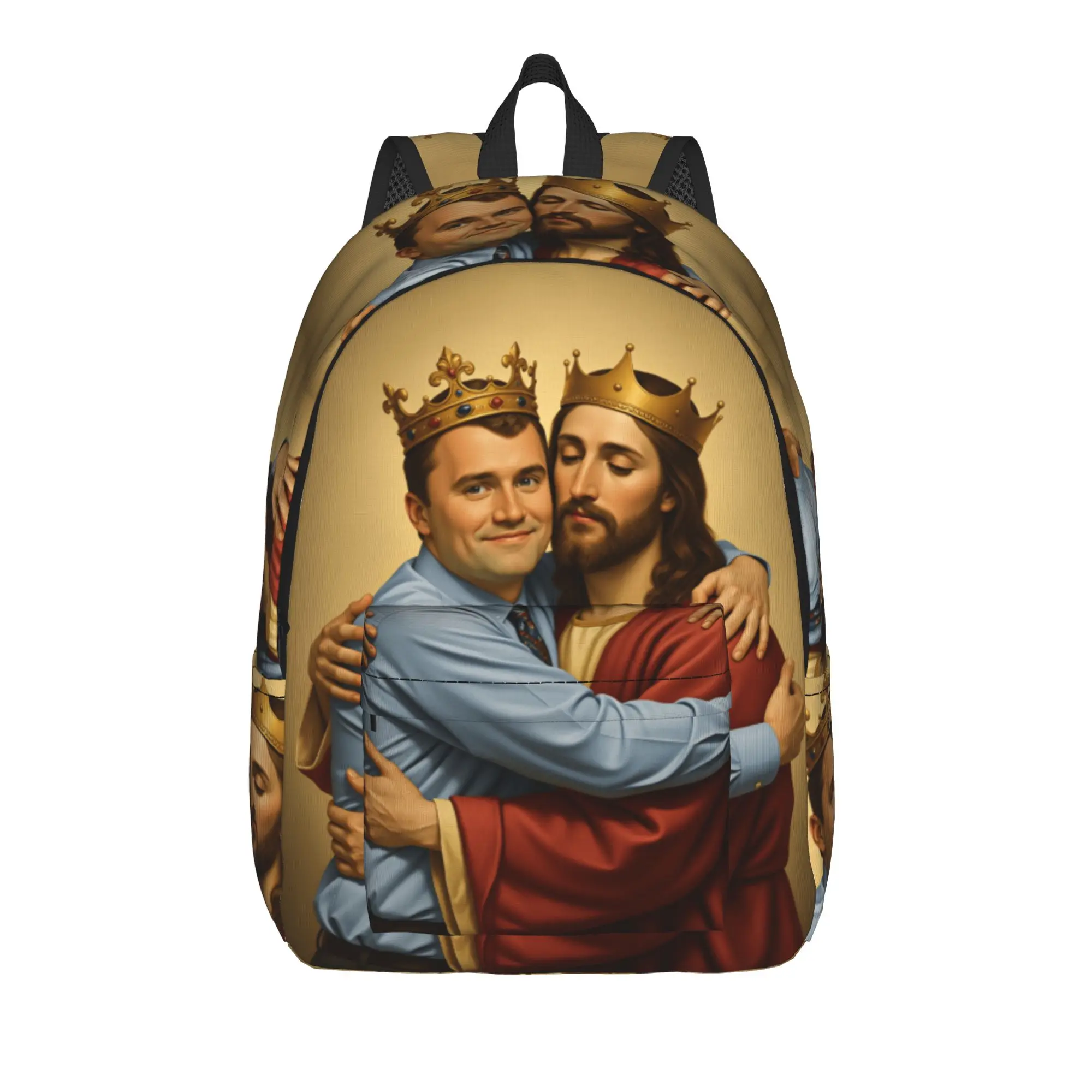 Charlie Kirk Death  Backpack  Aesthetic Backpacks Unisex Hiking Large High School Bags Custom Rucksack
