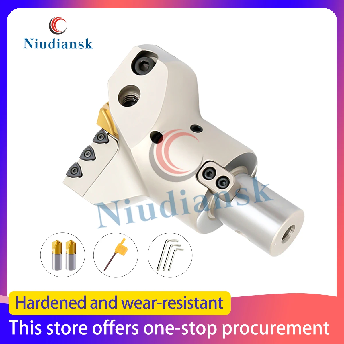 

VMD Large Drill Bit 45-50 110-115 Adjustable Deep-Hole Bit 45-200mm Centering U-Drill HPD-1035C-H 2556C-H CNC Lathe Tools Cutter