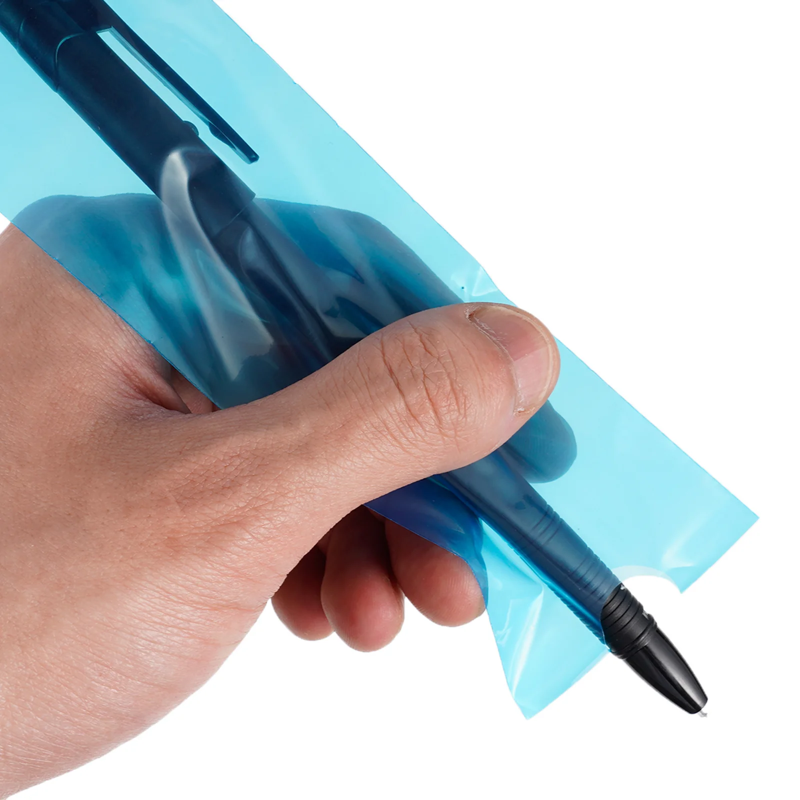 

200 шт., сумка-чехол для ручки для татуировки, одноразовый рукав, высококачественный пластик, безопасное и удобное использование, пластиковая пленка для ручки для татуировки