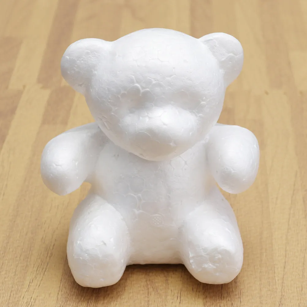 

2 шт. 15 см сидячие медведи-поделки для декора ко Дню святого Валентина, для детских садов, школ, домашних занятий, зимних и рождественских мероприятий, новинка