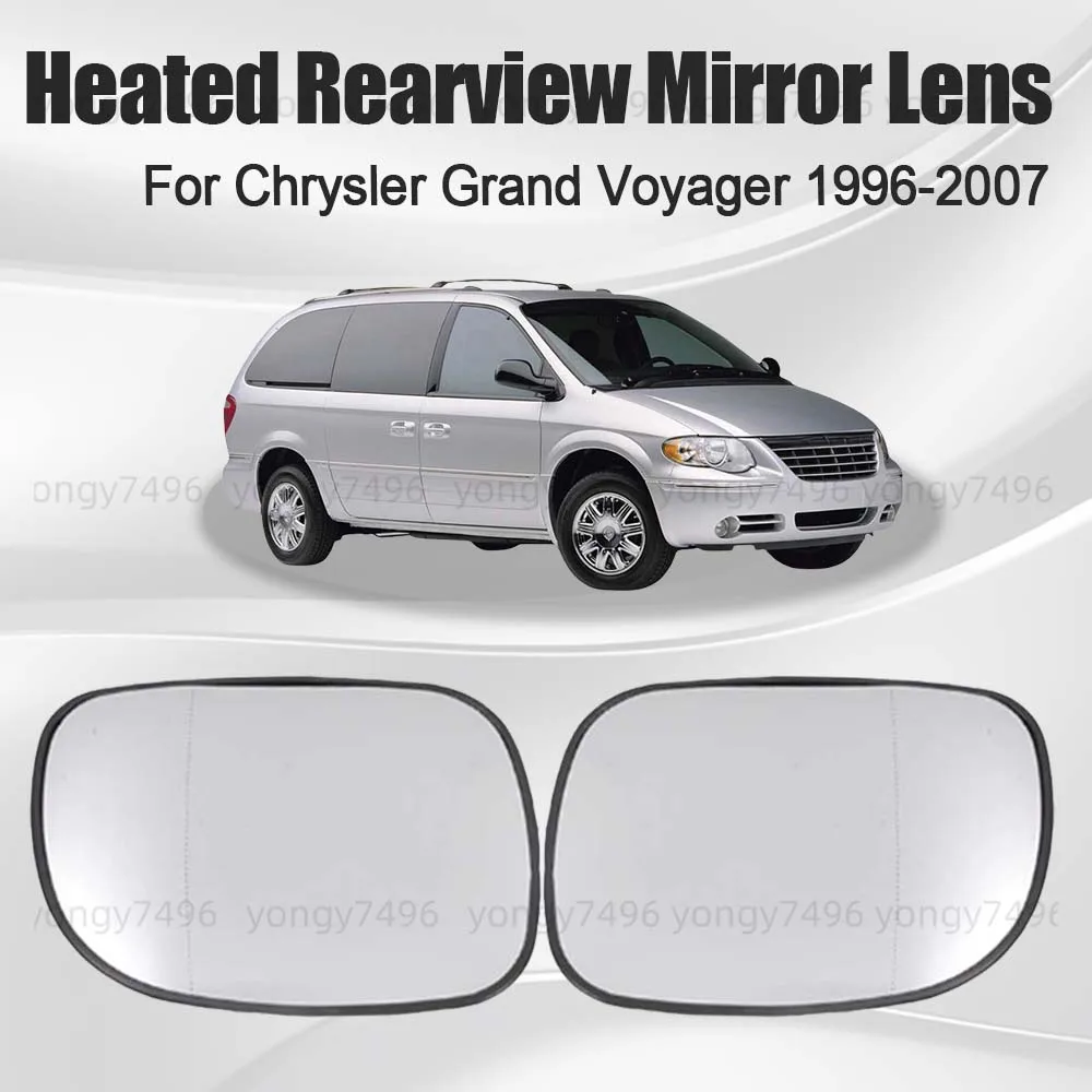 

Car Wide Angle Heated Rearview Mirror Lens For Chrysler Grand Voyager 1996-2007 Car Rearview Accessories Heat The Lenses Glass