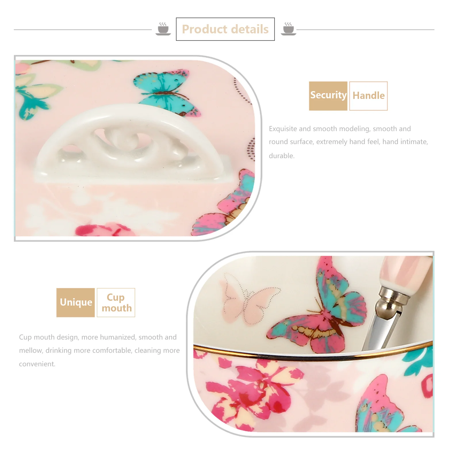 

1Set Ceramic Water Mug Creative Coffee Cup Heat Resistant Practical for Home Use Water Mug Outdoor Coffee Cup