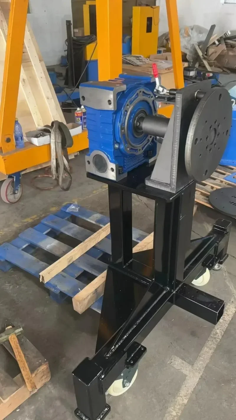 High Efficiency 2 Axis Rotary Welding Positioner with 360 Degree Manual Rotation for Precision Assembly And Manufacturing