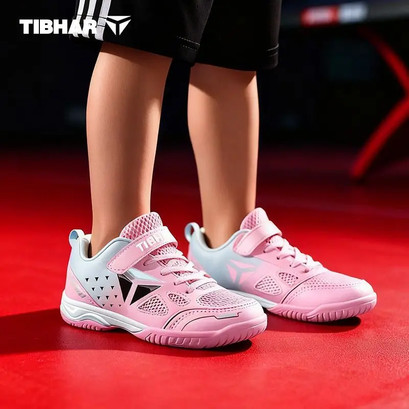 

Tibhar children's table tennis sports shoes new girls' sneakers breathable training shoes competition specific shoes