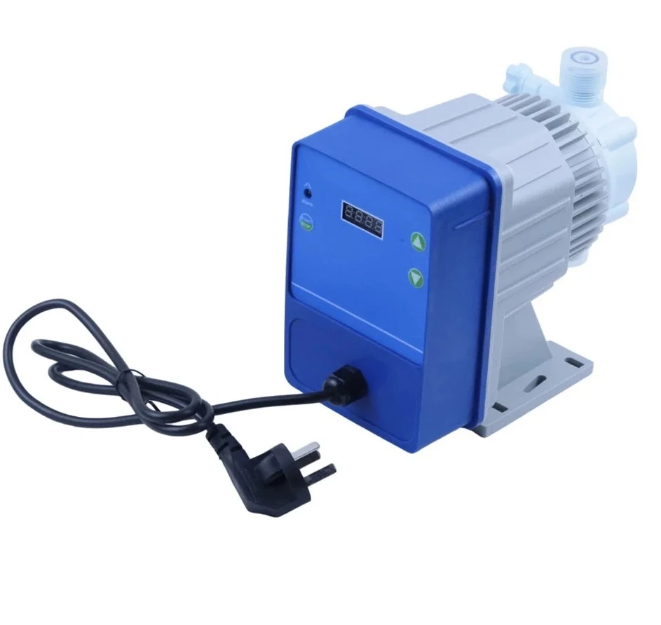 Liquid Mini Acid Chemical Chlorine Metering Dosing Automatic Electromagnetic Quantitative Dosing Pump For Water Treatment