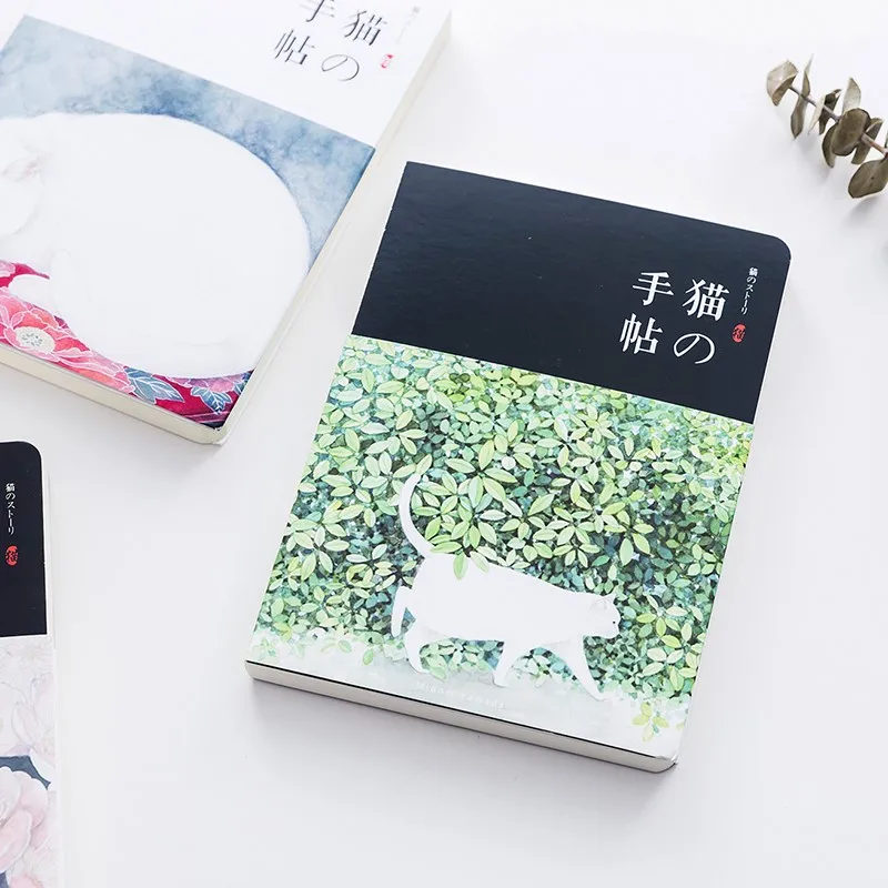 

A5 A6 Cat Mosses Diary Notebook Blank Journal Note Book Memo Bare Spine Organiser