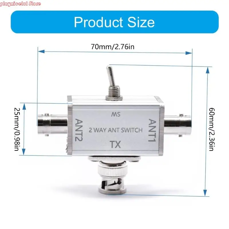 e8ba المقاييس الثقيلة coaxials الهوائيات تبديل اثنين من آلية دوران الإخراج 100W
