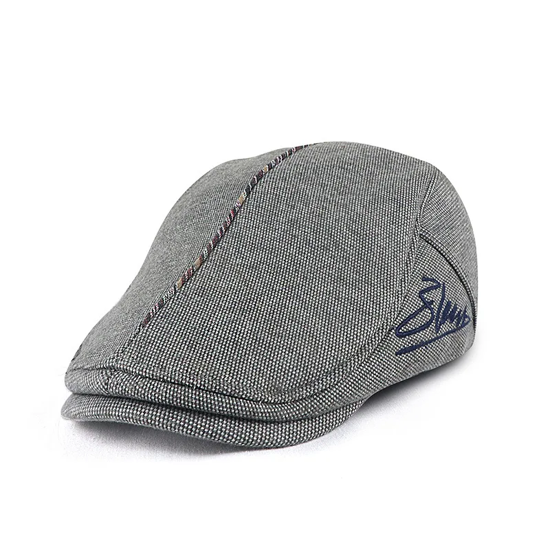 

Cap Men Hat Flat Duckbill Newsboy Ivy Autumn Winter Warm Golf Driving Accessory For Spring